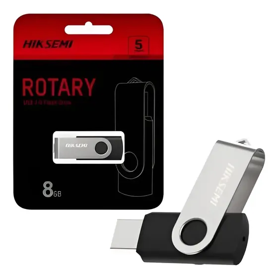 Pendrive Hiksemi 8gb Usb 2.0 Color Negro