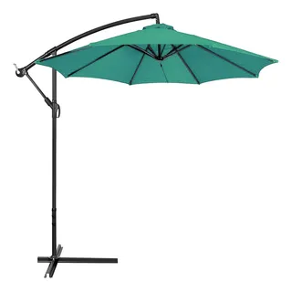 Ombrelone Guarda Sol Suspenso Base Lateral 3,00m Com Capa Ombrelone Guarda Sol Suspenso Base Lateral 3,00m Com Capa