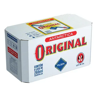 Cerveja AntĂĄrtica Original. Pilsen Lata 269ml 8 U Cerveja AntĂĄrtica Original. Pilsen Lata 269ml 8 U
