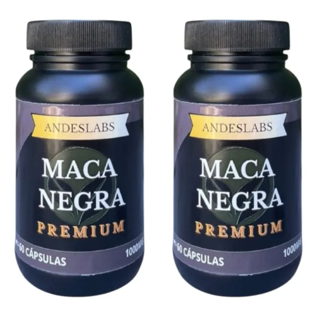 Maca Negra Premium Potencia Masculina Y Energía X2u