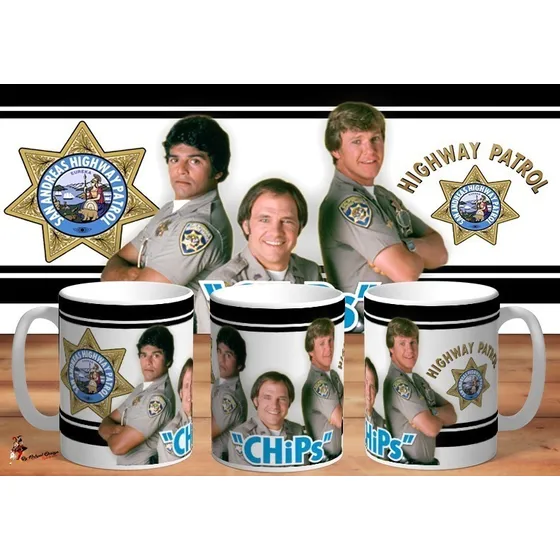 Taza Chips Patrulla Motorizada Edicion Limitada