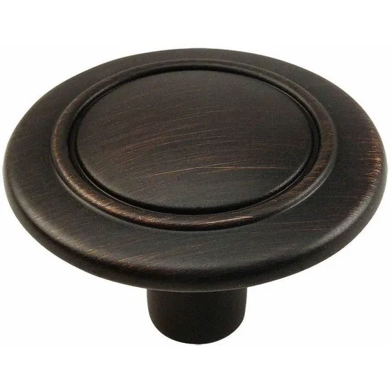 25 Pack Cosmas 6276orb Oil Rubbed Bronze Round Cabinet Hardw