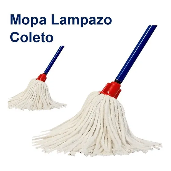 Lampazo Mopa De Rosca Coleto  Algodón Para Cabo De Madera 