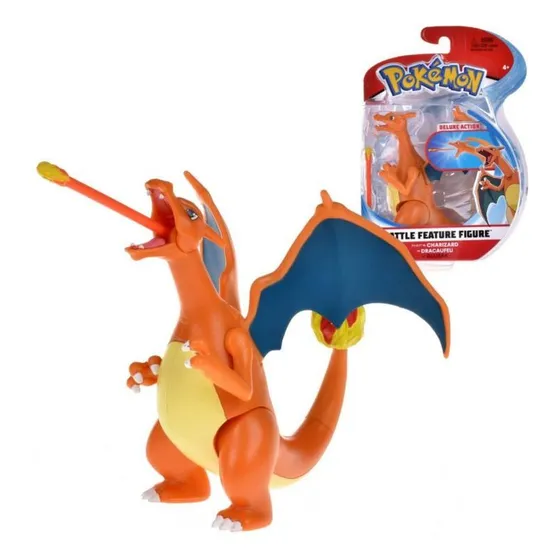 Figura Pokémon Original Nuevo De Batalla Charizard Ash 