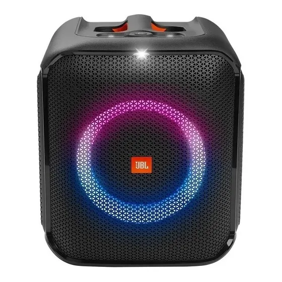 Bocina JBL PartyBox Encore Essential JBLPBENCOREESSAM portátil con bluetooth waterproof negra 120V