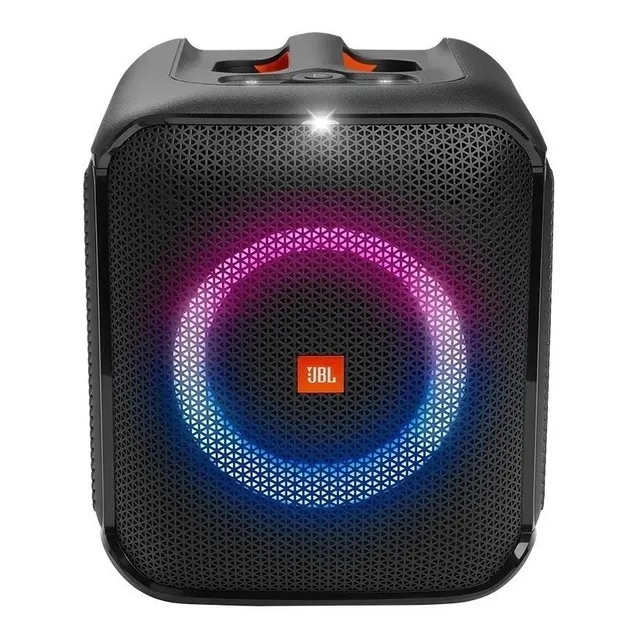 Parlante JBL PartyBox Encore Essential JBLPBENCOREESSAM portátil con bluetooth waterproof negro 220V