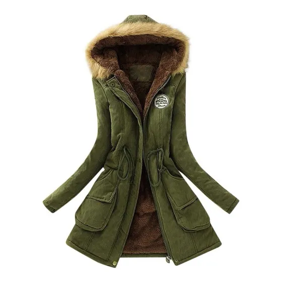 Parkas Mujer Army Abrigo  Casacas Invierno Dama Colores