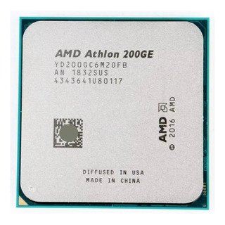 Processador De Cpu Dual-core Amd Athlon 200ge X2 200ge De 3, Processador De Cpu Dual-core Amd Athlon 200ge X2 200ge De 3,