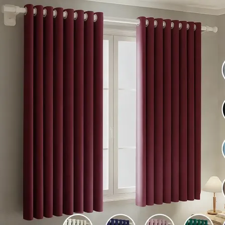 Cortina Blackout Para Ventana 320x220cm 2pzs Habitacion Sala