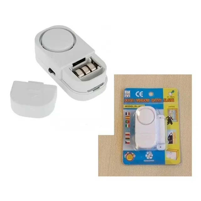 Mini Alarma Con Sensor Magnético Puerta Y Ventana