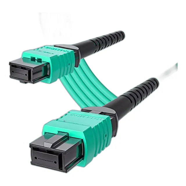 Cable De Fibra Óptica Mpo A Mpo Om3 Multimodo, 12 Núcleos, 3
