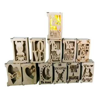 Caja De Regalo, Diseño En Corte Láser 1 Pz Caja De Regalo, Diseño En Corte Láser 1 Pz