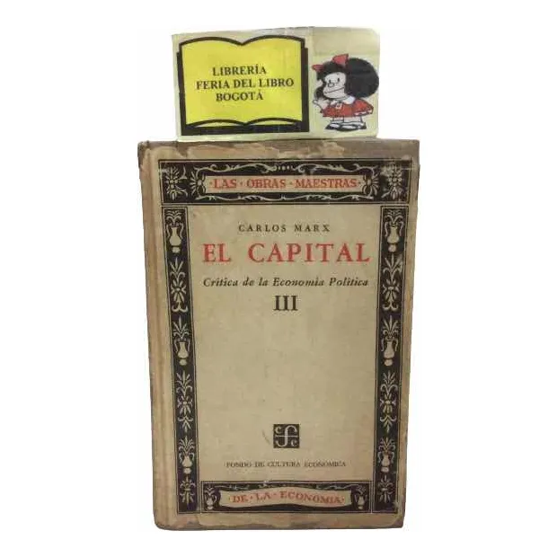 Karl Marx - El Capital - Tomo 3 - Fce - Economía - 1964