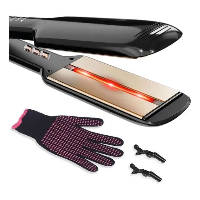 Plancha De Cabello Profesional 450f 2en1 Alaciadora C/ Lcd