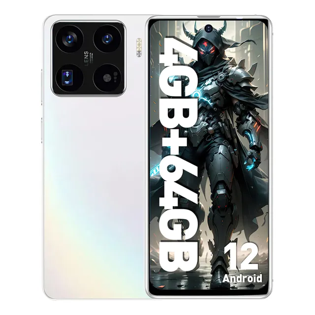Teléfono Celular Welikera Y10 dual sim 64gb 4gb RAM 6.8 pulgadas Android 12 HD 4500 mAh con facial y huellas con GPS Bluetooth blanco