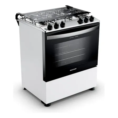 Fogão Brastemp 5 Bocas Cor Branca Bfs5ndb Branco 127/220v
