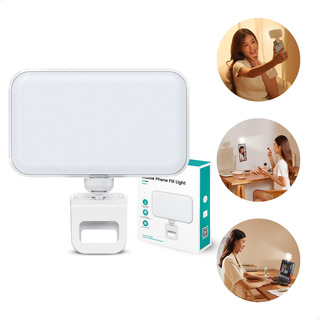 Ring Light Portátil De Celular Tablet Notebook Led Flash Luz Ring Light Portátil De Celular Tablet Notebook Led Flash Luz