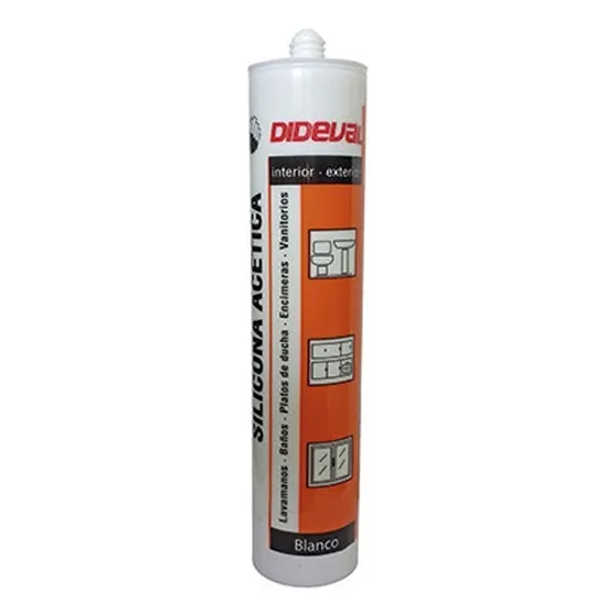 Sellador Acrílico Siliconizado Pintable 300ml Blanco Pack 3