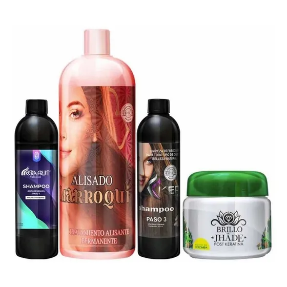 Kit Completo Keratina Marroqui 100% Original Registro Invima