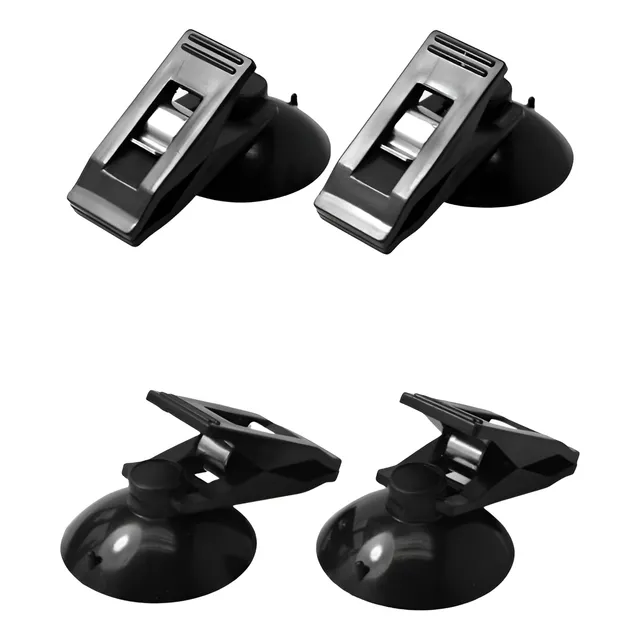 2 Sujetadores Clips Con Ventosa Para Refrigerador Espejos