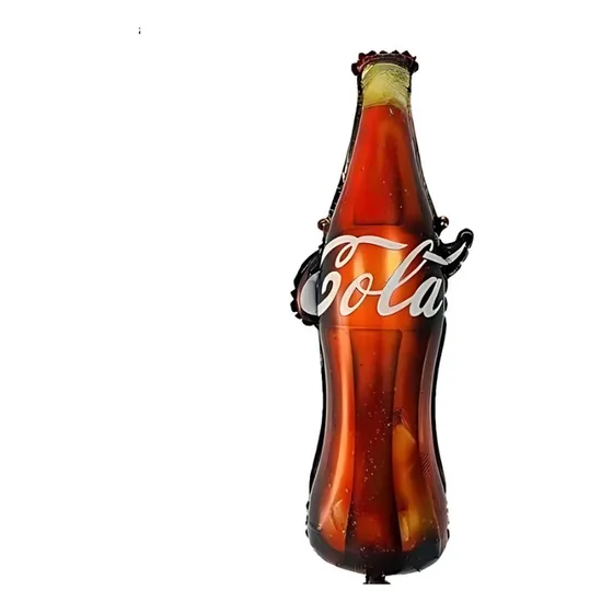Globo Metalizado Botella Coca Cola 70cm 