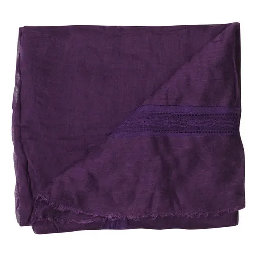 Echarpe Cachecol Xale Lenço Manta Pashmina Feminino Inverno Cor Violeta Desenho do tecido Liso
