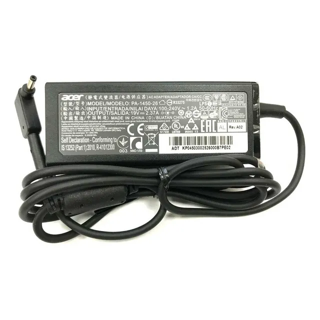 Cargador Original Acer 19v 2.37a 45w 3.0x1.1 Spin Swift One