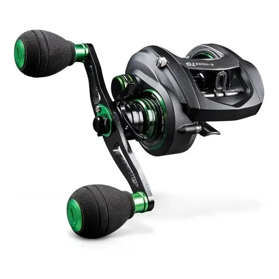 Carretilha Zeeo E-11000tg Big Game Drag 11kg - Esquerda Cor Preto