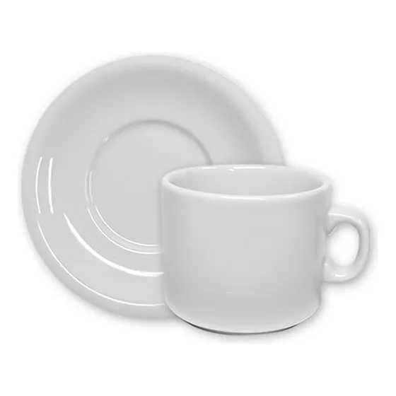 X6 Taza De Te + Plato De Te Schmidt Color Blanco