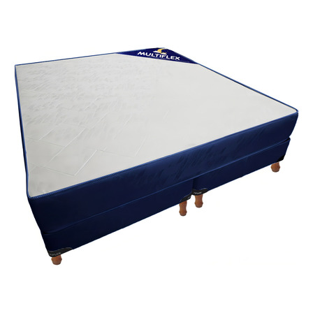Sommier Colchón Multiflex Caribe Classic Super King 200x200 Color Blanco Sommier Colchón Multiflex Caribe Classic Super King 200x200 Color Blanco