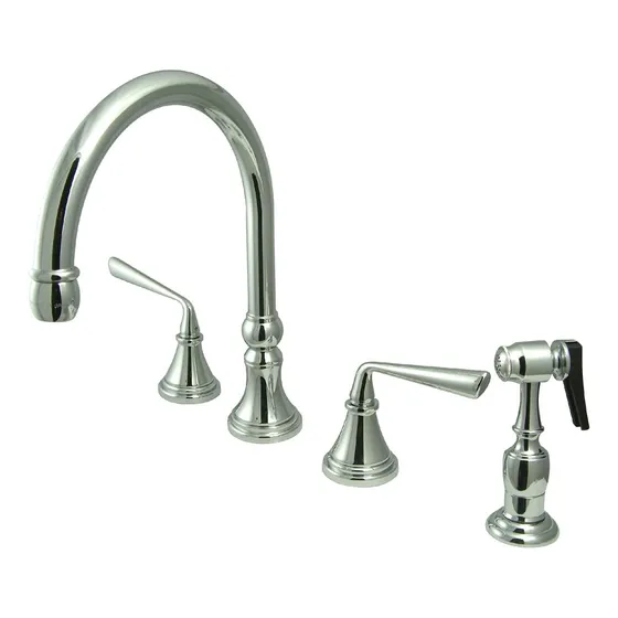 Grifo Cocina Pulverizador Laton Cromo Pulido Centro 8 16 