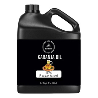Aceite De Karanja Naturevibe Botanicals 946 Ml, 100% Puro Y Aceite De Karanja Naturevibe Botanicals 946 Ml, 100% Puro Y