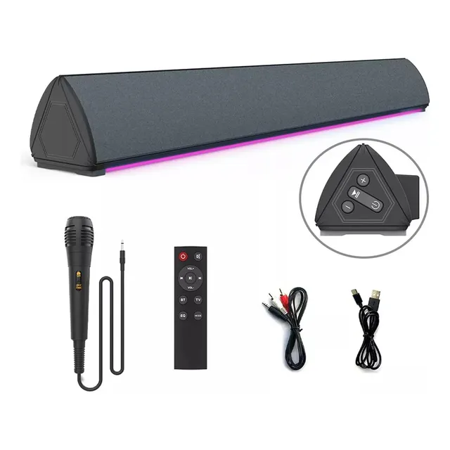Barra De Sonido Bluetooth Audio Home Theaters Micrófono