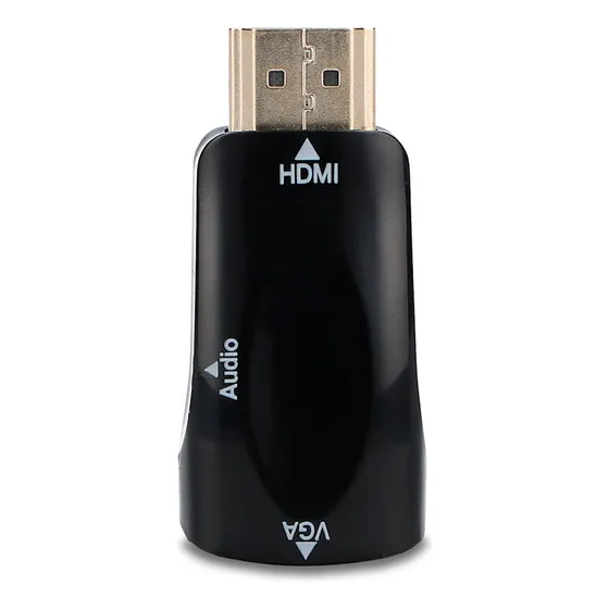 Adaptador Conversor Convertidor De Hdmi A Vga Con Audio