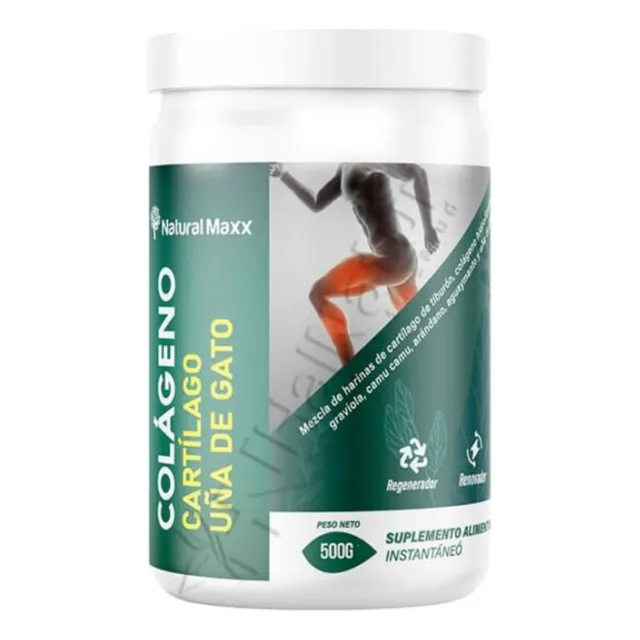 Colageno Cartilago + Uña De Gato Naturalmaxx Polvo 500gr