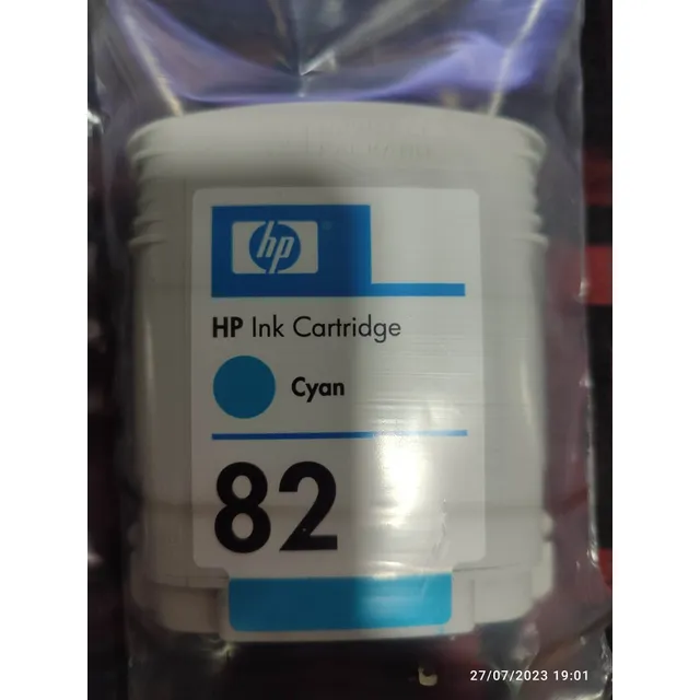 Cartucho Tinta Plotter Hp 82 C4911a Cyan Llena Nueva Caracas