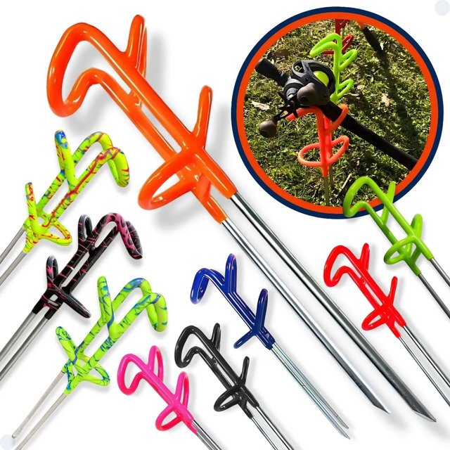 Suporte Vara Pesca Emborrachado Reforçado 35cm Apoio Premium Preto Suporte Vara Pesca Emborrachado Reforçado 35cm Apoio Premium Preto