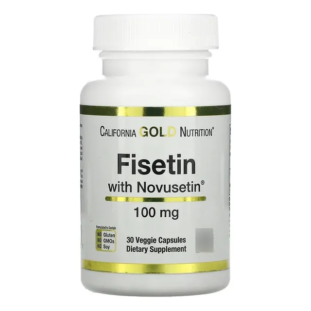 Fisetin con Novusetin 100 mg 30 cápsulas | Sabor neutro