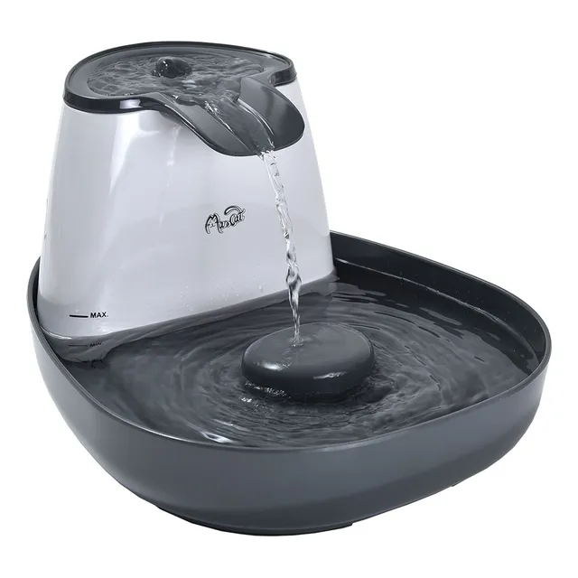 Fuente De Agua Cascada Para Gato Mascat Color Blanco