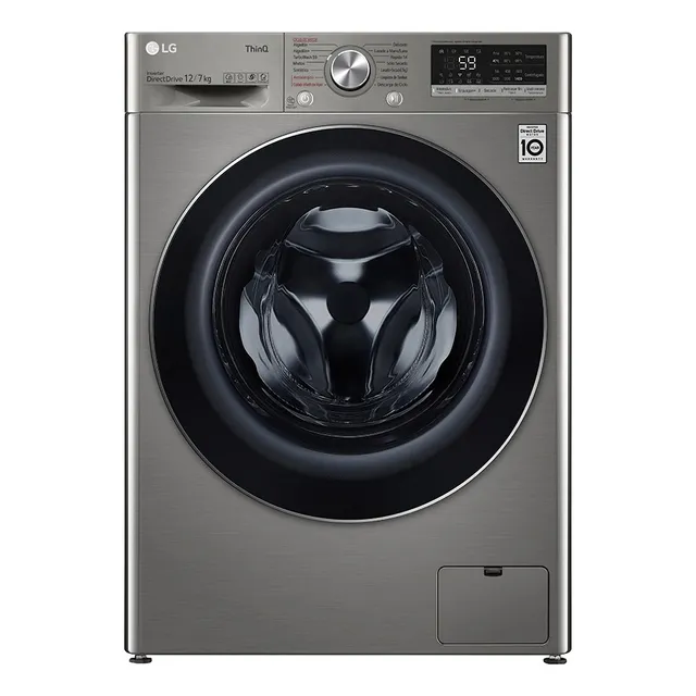 Lavasecarropas Frontal Inverter LG 12kg Wd12vvc4s6c