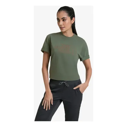 Camiseta Unissex Drew Peak Light Duck The North Face Duck Green / Latte Liso P N/a