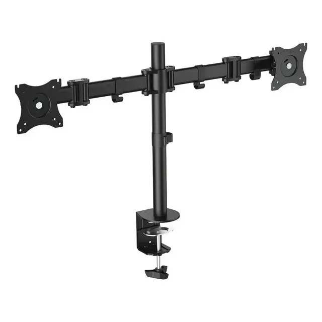 Soporte Base Doble Pantalla Tv Brazo Articulable Escritorio