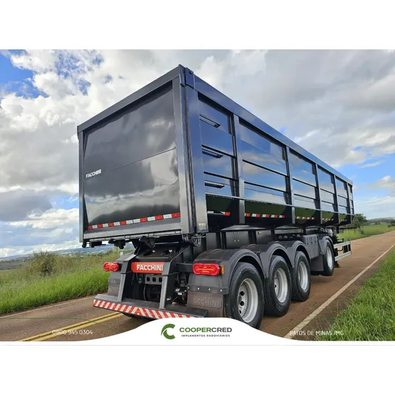 Carreta Basculante Ls Caçamba 4º Eixo 0km 55m³ C/ Pneu E Kit