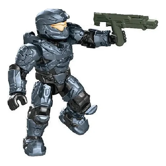 Halo Ghost Spartan Mini Figura Mega Blocks + Arma Articulado