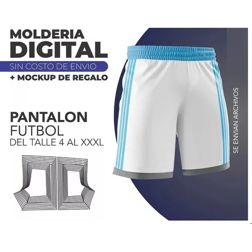 Kit Molde Short Patron Futbol Qatar Deportivo Niño Y Hombre
