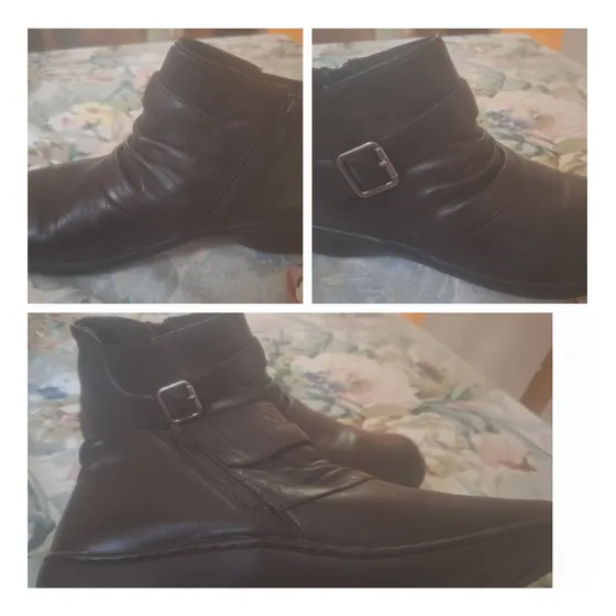 Botines Negros Nuevos Para Damas, Marca Clarks, Numero 37