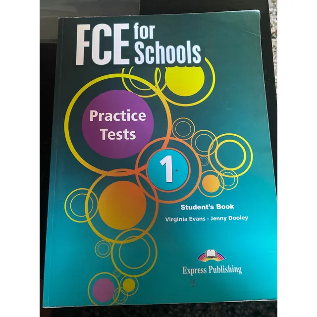Fce For Schools 1 Practice Tests 2015 - Student's Book