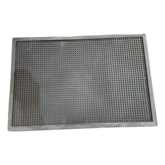 Pediluvio Limpiapiez Caucho  Goma Sanitizante 80x60 