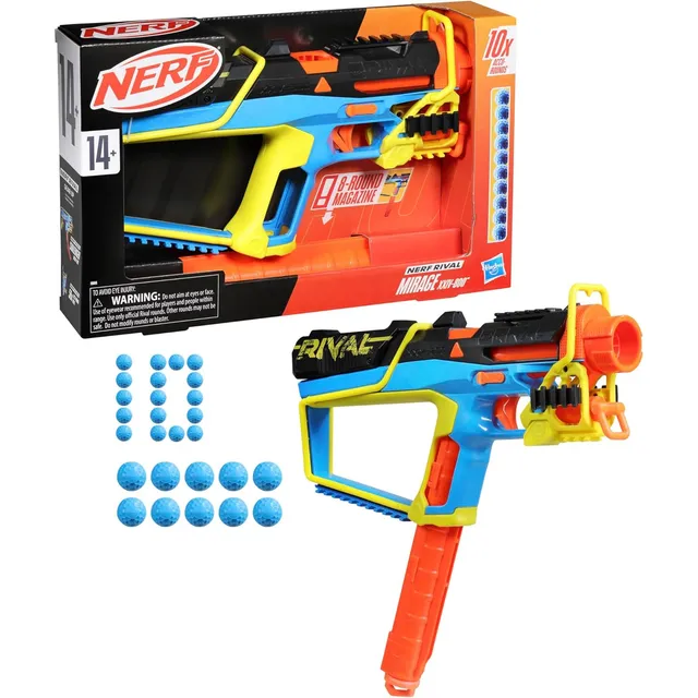 Nerf Rival Mirage Xxiv Con Vista Ajustable Y Cargador