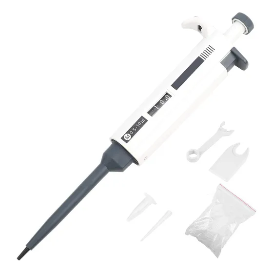Pipeta De Un Solo Canal Pipeta Ajustable Herramienta De Laboratorio Instrumentos Líquidos 0.5~10ul